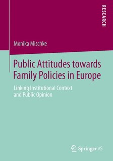 Couverture_Public Attitudes toward Family Policies in Europe