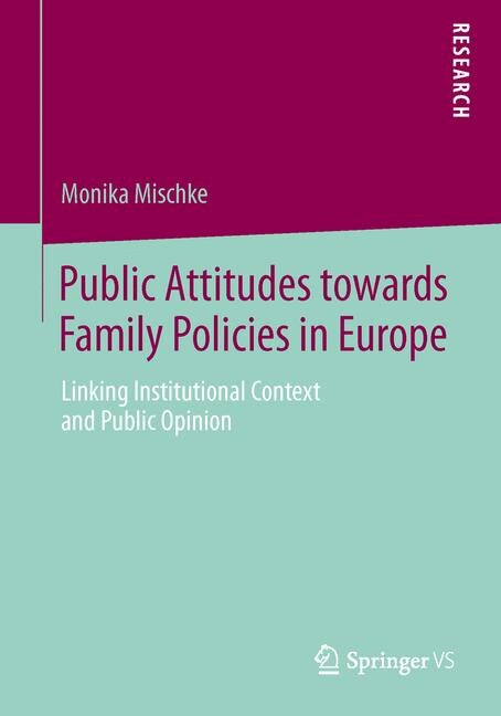 Couverture_Public Attitudes toward Family Policies in Europe