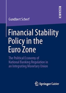 Front cover_Financial Stability Policy In The Euro Zone