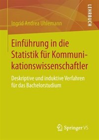 Couverture_Einführung in die Statistik für Kommunikationswissenschaftler