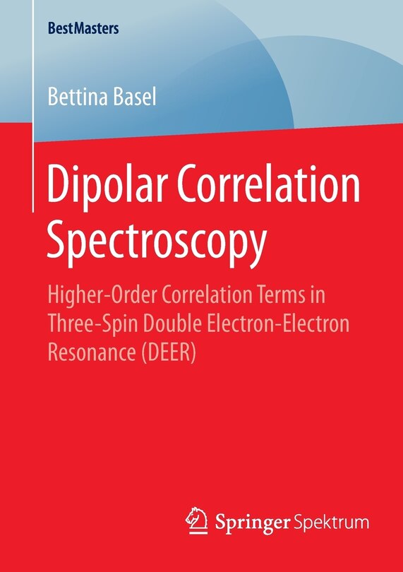 Front cover_Dipolar Correlation Spectroscopy