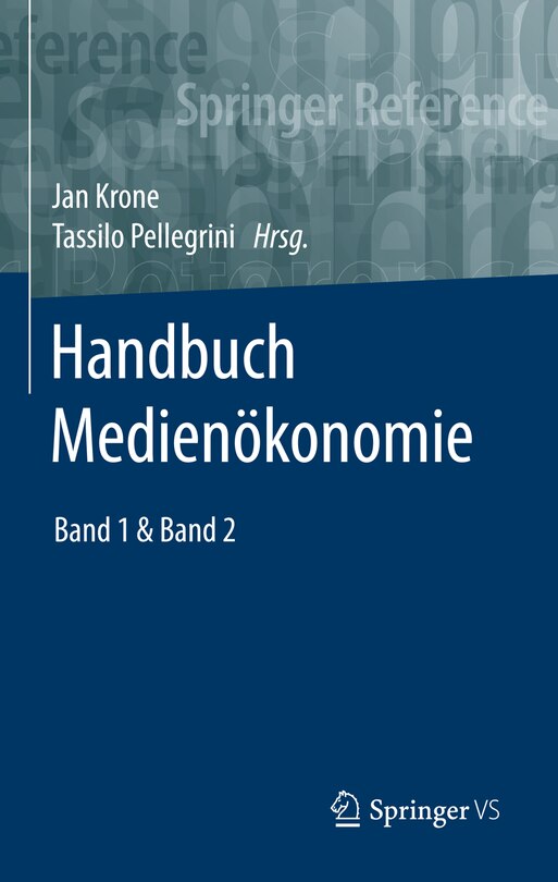 Front cover_Handbuch Medienökonomie