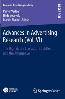 Couverture_Advances in Advertising Research (Vol. VI)