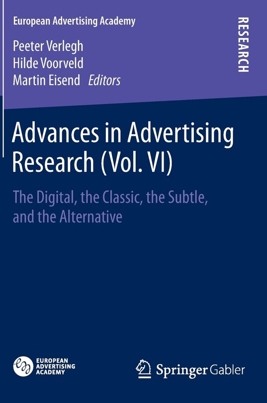 Couverture_Advances in Advertising Research (Vol. VI)