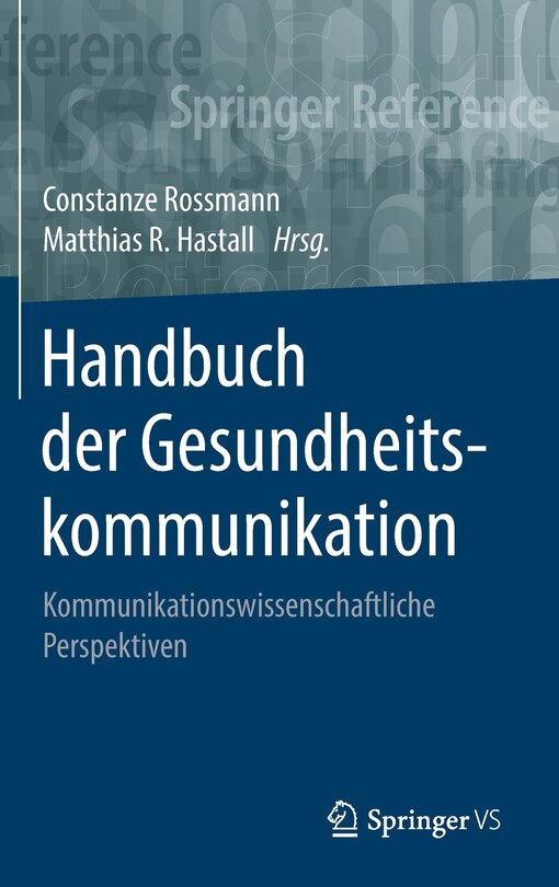 Front cover_Handbuch Der Gesundheitskommunikation