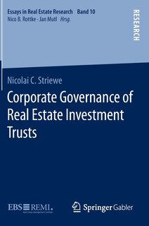 Couverture_Corporate Governance Of Real Estate Investment Trusts