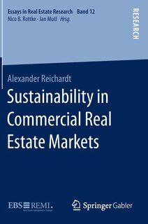 Front cover_Sustainability In Commercial Real Estate Markets