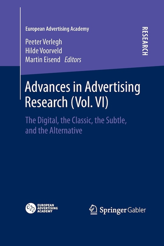 Front cover_Advances In Advertising Research (vol. Vi)