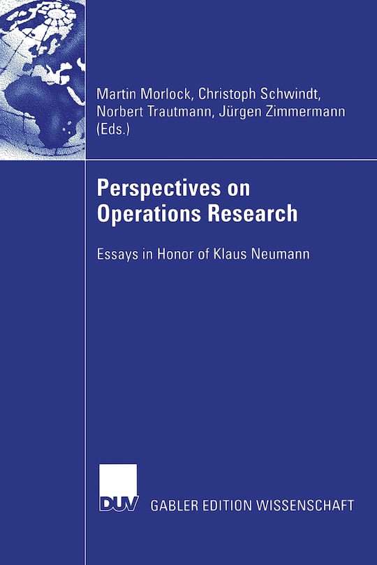 Couverture_Perspectives On Operations Research
