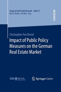 Front cover_Impact Of Public Policy Measures On The German Real Estate Market