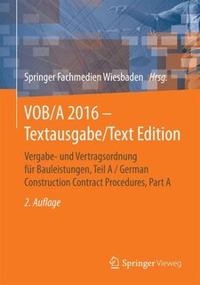 Front cover_Vob/a 2016 - Textausgabe/text Edition