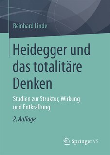 Front cover_Heidegger Und Das Totalitäre Denken