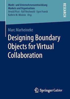 Front cover_Designing Boundary Objects For Virtual Collaboration