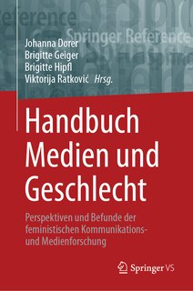 Front cover_Handbuch Medien Und Geschlecht