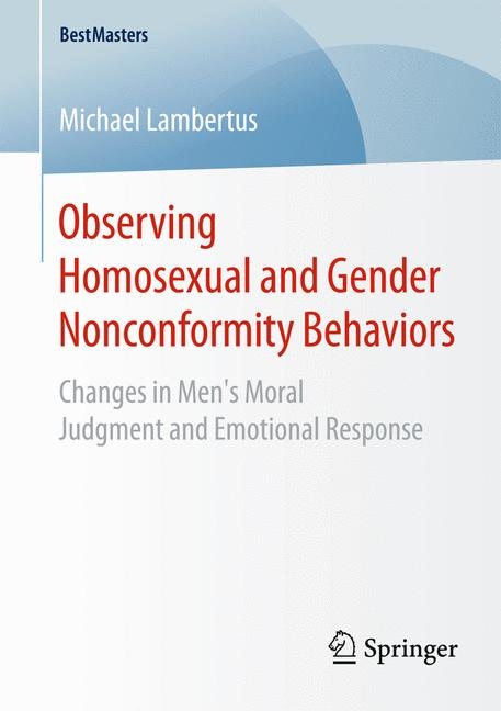 Front cover_Observing Homosexual And Gender Nonconformity Behaviors