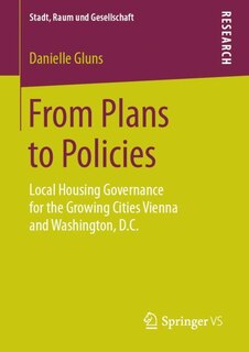 Couverture_From Plans To Policies