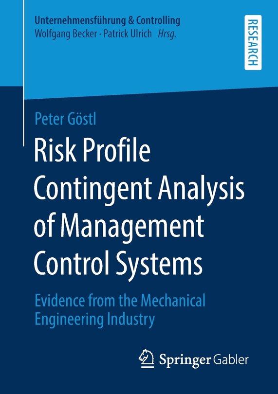 Couverture_Risk Profile Contingent Analysis Of Management Control Systems