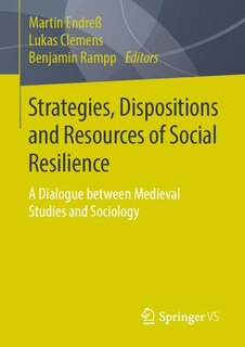 Couverture_Strategies, Dispositions And Resources Of Social Resilience