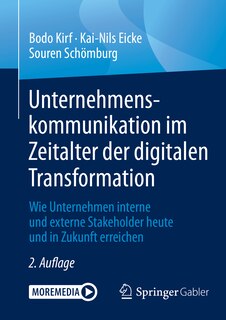 Front cover_Unternehmenskommunikation Im Zeitalter Der Digitalen Transformation