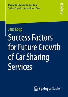 Front cover_Success Factors For Future Growth Of Car Sharing Services