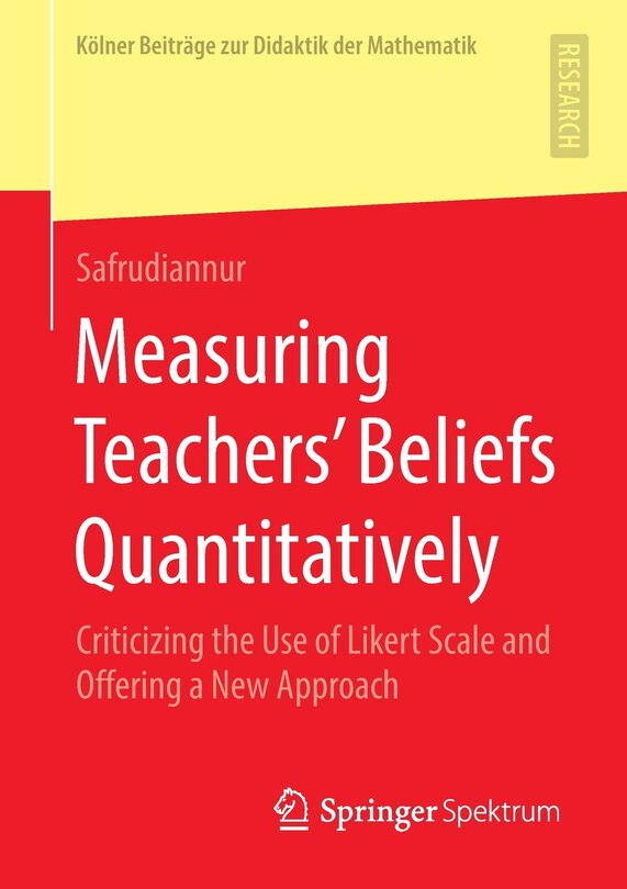 Couverture_Measuring Teachers' Beliefs Quantitatively