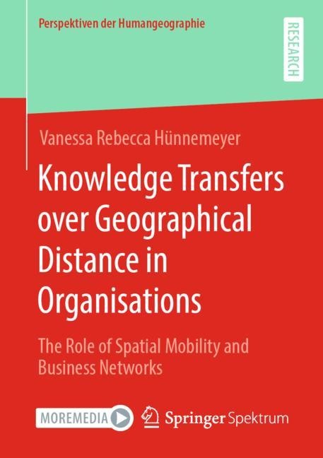 Couverture_Knowledge Transfers Over Geographical Distance In Organisations