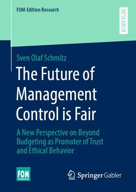 Front cover_The Future of Management Control is Fair