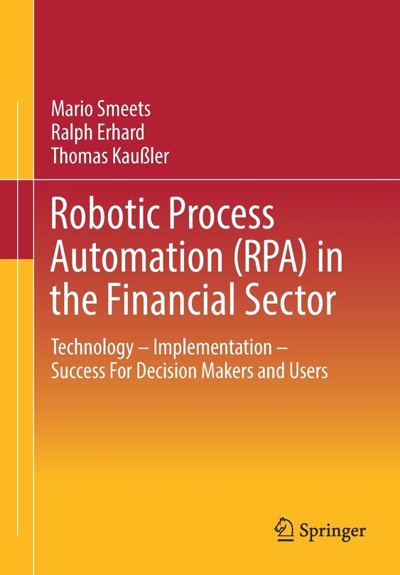 Front cover_Robotic Process Automation (Rpa) in the Financial Sector