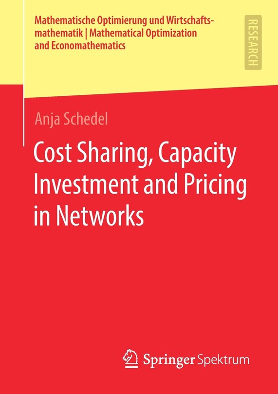 Couverture_Cost Sharing, Capacity Investment and Pricing in Networks
