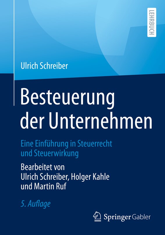 Front cover_Besteuerung Der Unternehmen