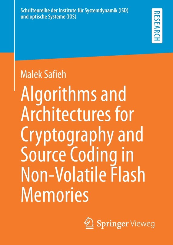 Couverture_Algorithms And Architectures For Cryptography And Source Coding In Non-volatile Flash Memories