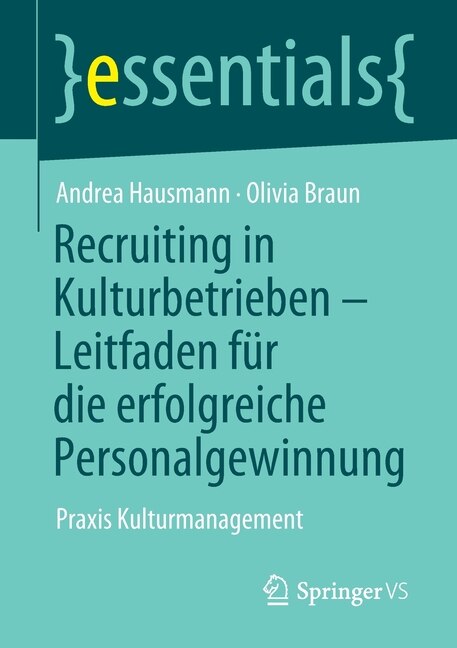 Front cover_Recruiting in Kulturbetrieben – Leitfaden für die erfolgreiche Personalgewinnung
