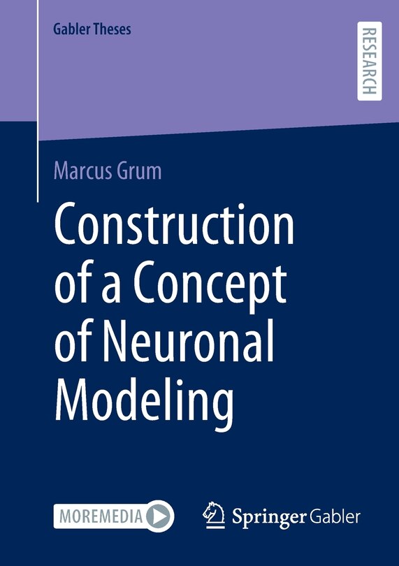 Front cover_Construction Of A Concept Of Neuronal Modeling