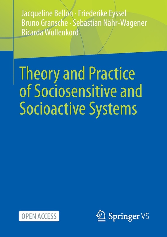 Couverture_Theory And Practice Of Sociosensitive And Socioactive Systems