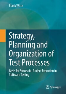 Couverture_Strategy, Planning And Organization Of Test Processes