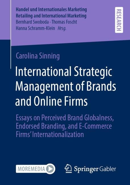 Couverture_International Strategic Management of Brands and Online Firms