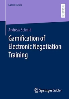 Couverture_Gamification of Electronic Negotiation Training