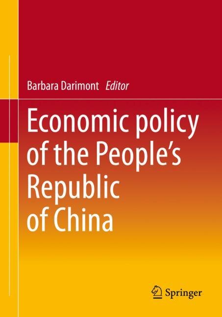 Couverture_Economic policy of the People's Republic of China