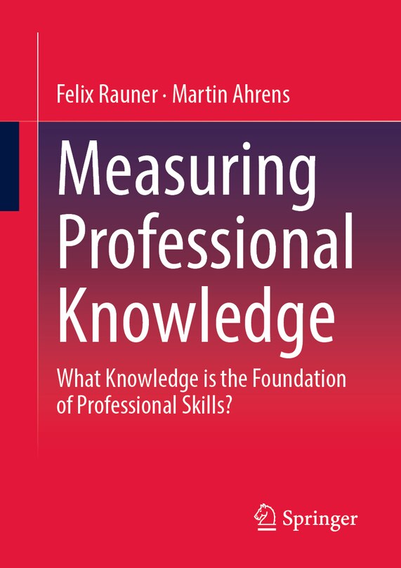 Front cover_Measuring Professional Knowledge