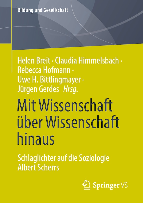 Front cover_Mit Wissenschaft Über Wissenschaft Hinaus