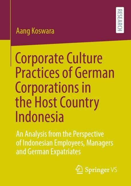 Couverture_Corporate Culture Practices of German Corporations in the Host Country Indonesia