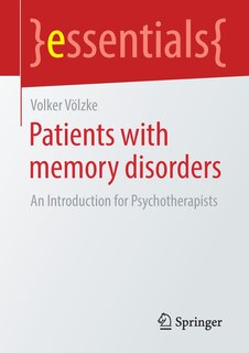 Front cover_Patients with memory disorders