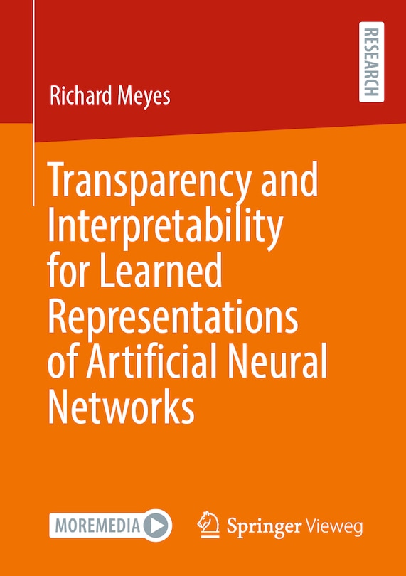 Front cover_Transparency and Interpretability for Learned Representations of Artificial Neural Networks