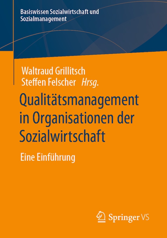 Front cover_Qualitätsmanagement in Organisationen Der Sozialwirtschaft
