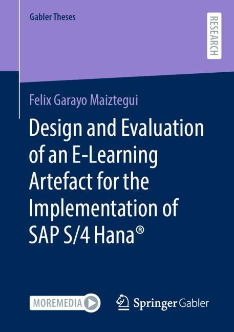 Couverture_Design and Evaluation of an E-Learning Artefact for the Implementation of SAP S/4HANA