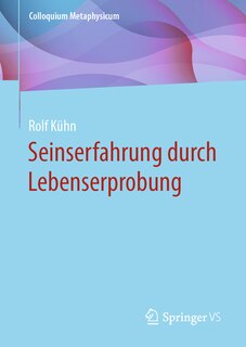 Front cover_Seinserfahrung Durch Lebenserprobung