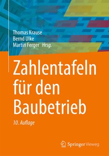 Zahlentafeln Für Den Baubetrieb