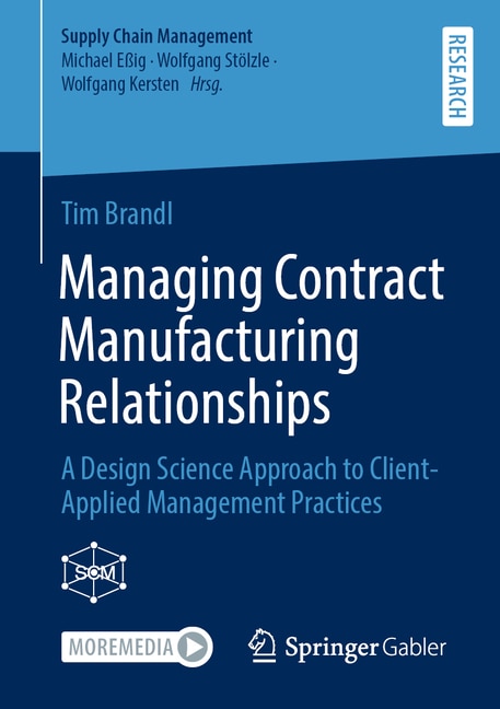 Couverture_Managing Contract Manufacturing Relationships