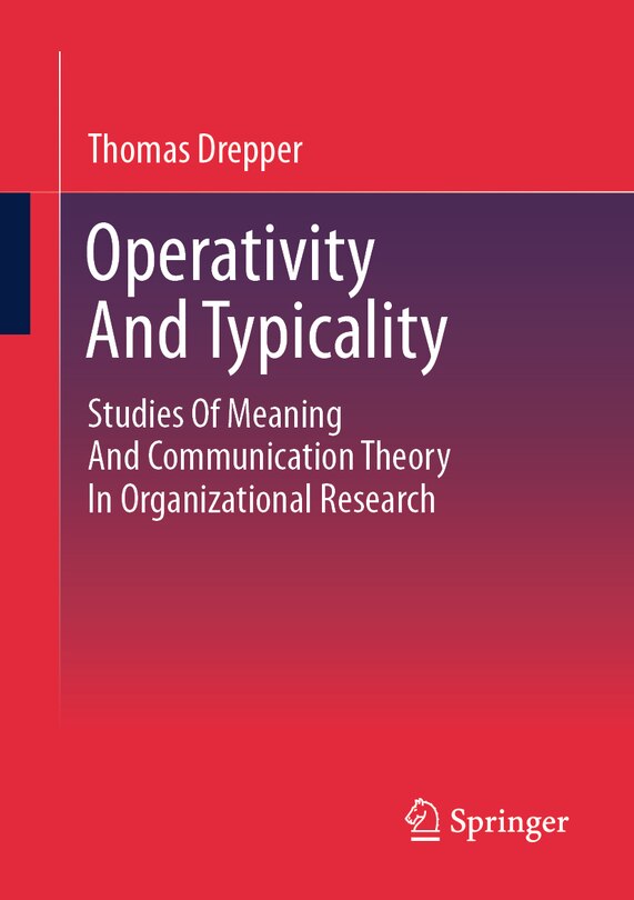 Front cover_Operativity And Typicality