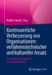 Couverture_Kontinuierliche Verbesserung Von Organisationen: Verfahrenstechnischer Und Kultureller Ansatz